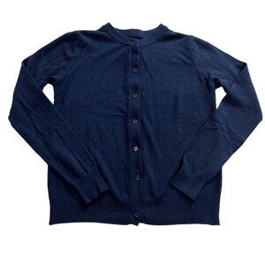 LB Navy classic cardigan